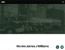 Tablet Screenshot of jjwilliams.com